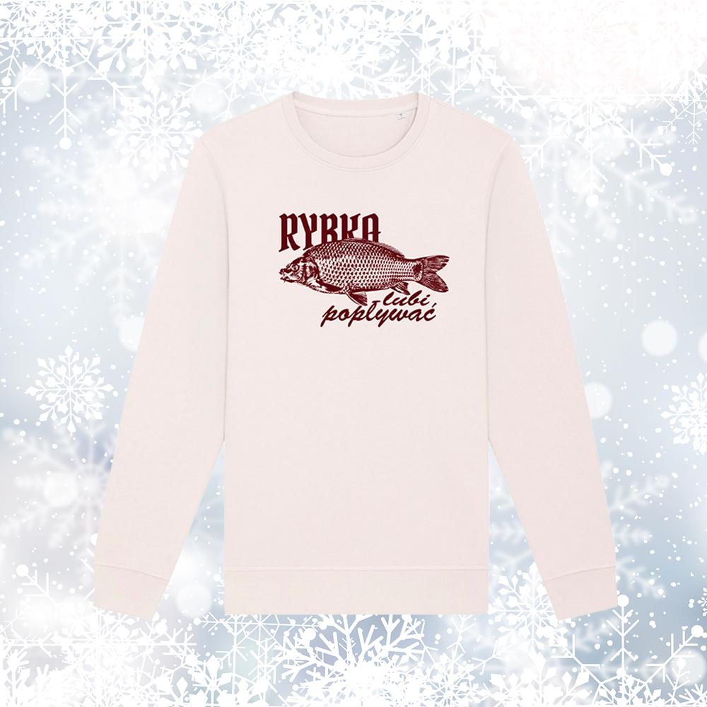 Bluza ŚWIĄTECZNA - rybka lubi popływać!