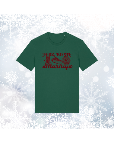 TSHIRT ŚWIĄTECZNY - jedz, bo się zmarnuje - UNISEX MEDIUM FIT