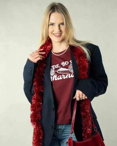 CHRISTMAS TSHIRT - jedz, bo się zmarnuje - UNISEX MEDIUM FIT