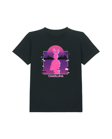 Tshirt dziecięcy Charluna z nadrukiem PIXEL CITY