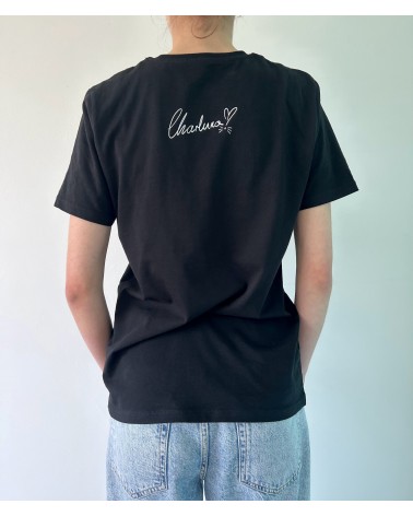 Tshirt unisex CHARLUNA nadruk PIXEL CITY
