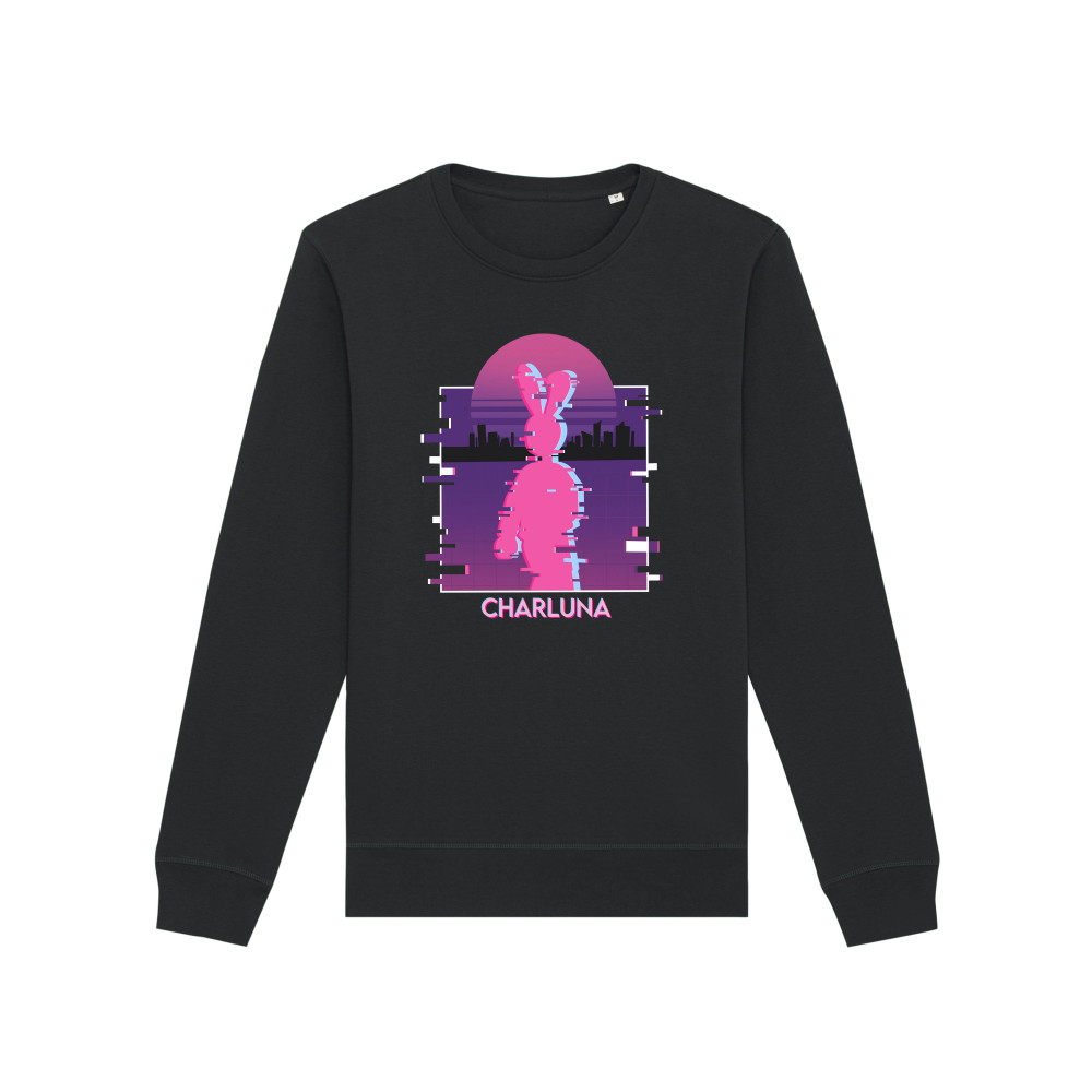 Bluza unisex CHARLUNA z nadrukiem PIXEL CITY