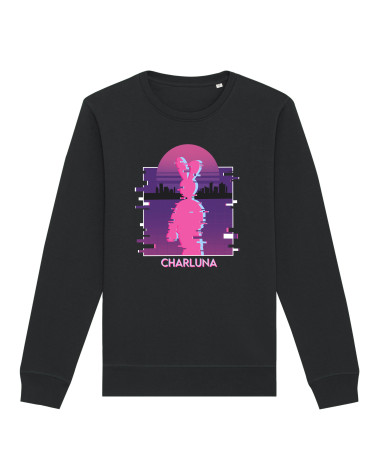 Bluza unisex CHARLUNA z nadrukiem PIXEL CITY