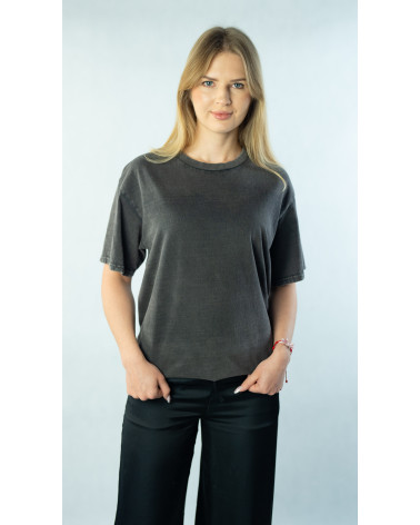 T-shirt z efektem sprania vintage unisex | 100% bawełna