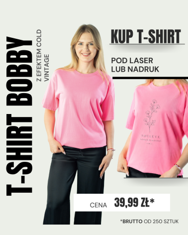 T-shirt z efektem sprania vintage unisex | 100% bawełna