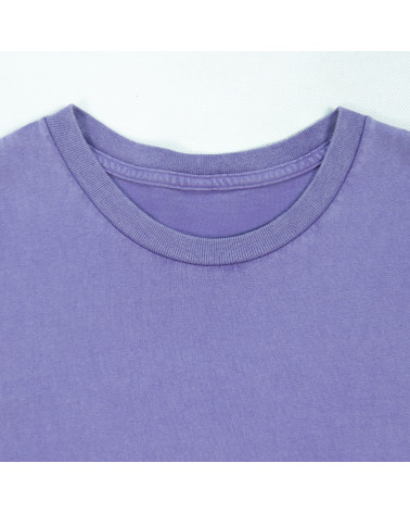 Fioletowa koszulka unisex z efektem sprania veiss | BOOBY 2.0 PURPLE