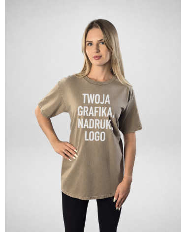 Toffi koszulka unisex z efektem sprania veiss | BOOBY 2.0 TOFFI