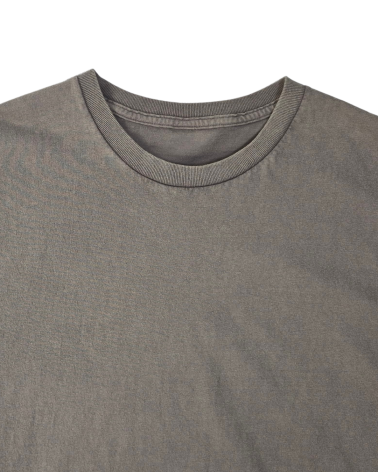 Szara koszulka unisex z efektem sprania veiss | BOOBY 2.0 STONE GREY