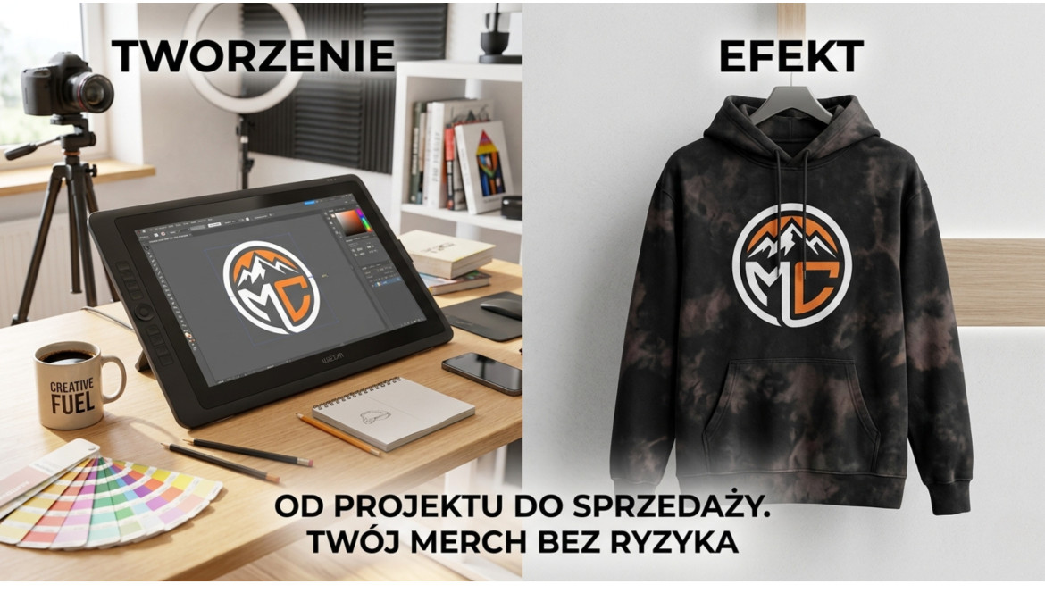 Własna marka odzieżowa bez inwestycji | Koszulki i bluzy z logo